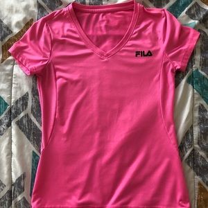 FILA Pink Workout Shirt